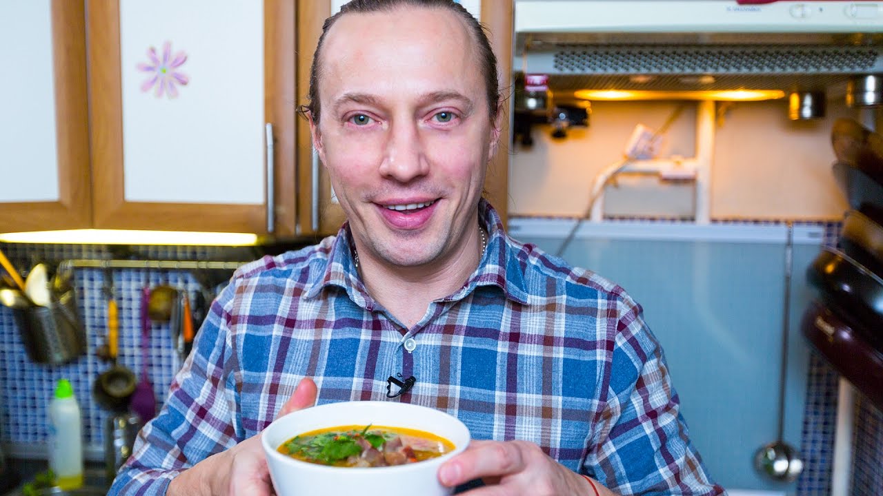maxresdefault 9772 - Суп: Гороховый суп из копченого сома от Василия Емельяненко